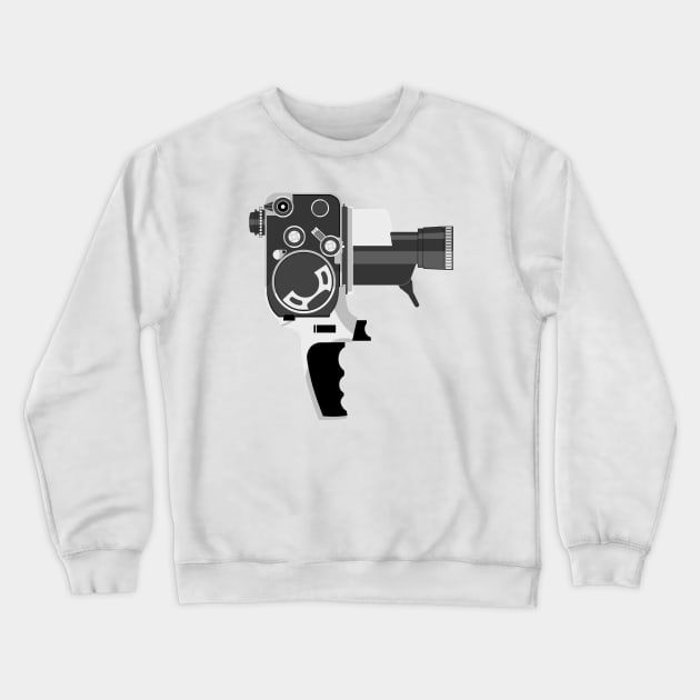 Retro Handle Camera Crewneck Sweatshirt by AngoldArts